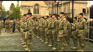 12 Logistic Support Regiment Marches Through Hometown | Forces TV