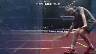 Squash : Canary Wharf Classic 2013 - SF Roundup pt1 Willstrop v El Shorbagy