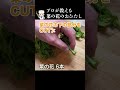 【菜の花レシピ】こんな食べ方あったのか！プロ直伝「菜の花のおひたし」 shorts