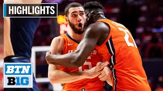 Highlights: Illini Take Down #5 Wolverines | Michigan at Illinois | Dec. 11. 2019