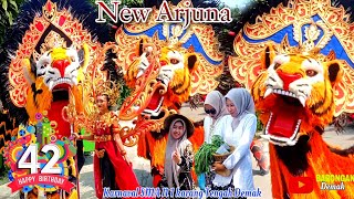 Ramai banget ‼️ arak arakan barongan NEw Arjuna di desa karangtowo