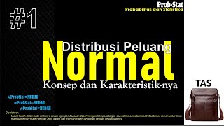 DISTRIBUSI NORMAL: Konsep dan ciri dari Dist. Normal Umum & Baku