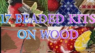 #253. WOODEN BEADED CROSS STITCH KITS 😲