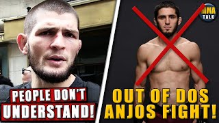 Khabib RESPONDS to people DOUBTING his retirement, Islam Makhachev pulls out of Dos Anjos fight, Jan