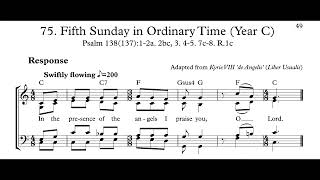 Responsorial Psalm 5th Sunday in Ordinary Time (Year C) - New Lectionary 2024