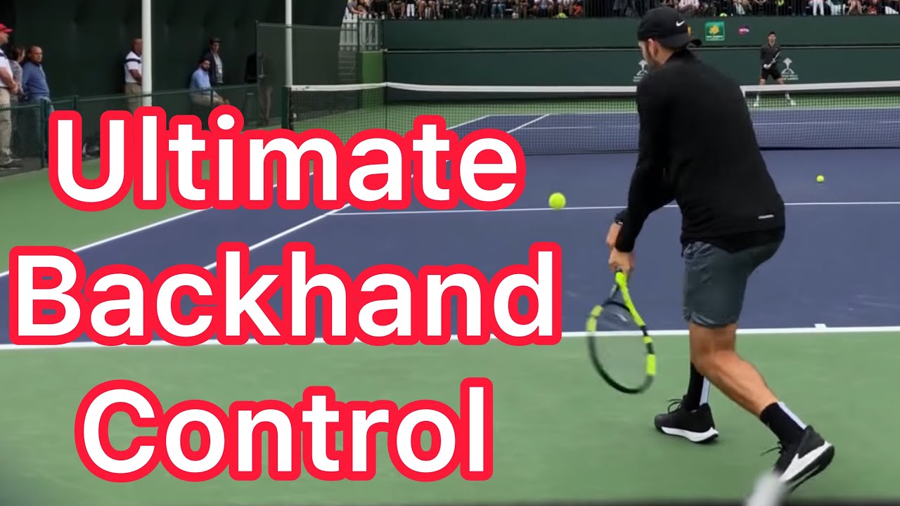 Ultimate Two Handed Backhand Control (3 Simple Tennis Tips) - YouTube