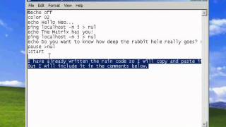 Matrix Rain batch file (my best version...no %random%)
