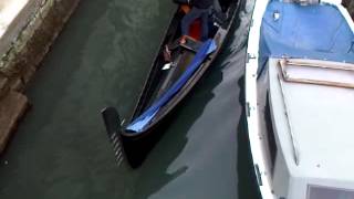 Guitarist playing in Gondola in Venice...