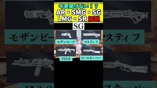 【APEX】AR、SMG、SG、LMG、SRって何？【今更聞けない!!!】