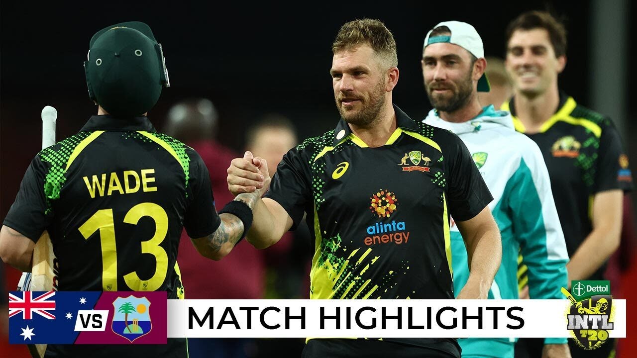 Finch, Wade show nerve in tense chase against Windies | Australia v West Indies 2022