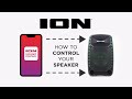 ION Sound Control™ App | Connecting & Controlling Compatible ION Audio Speakers