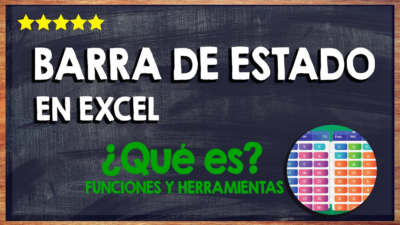 ¿Qué Es La Barra De Estado En Excel? 📉 Funciones Y Herramientas En ...