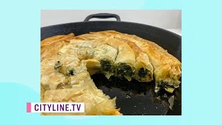 A garlic-packed Greek spanakopita recipe