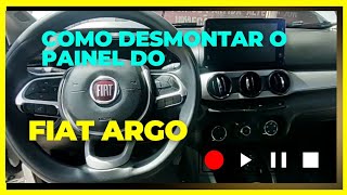 como desmontar o painel do Fiat Argo