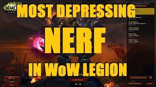 Bajheera - MOST DEPRESSING NERF IN WoW LEGION - 7.1 Arms Warrior Feedback