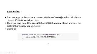 17 Android tutorial 2018 17 Introduction to SQLite Database