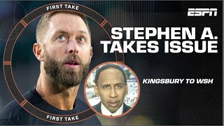 Stephen A. SEES NO BONAFIDE REASONS for Kliff Kingsbury to be the OC! | First Ta