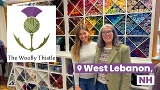 the best yarns from the UK \u0026 Europe // The Woolly Thistle in West Lebanon, NH #unitedskeinsofamerica