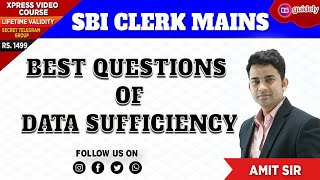 Best Question of Data Sufficiency | SBI Clerk Mains | Amit Sir | Guidely