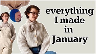 January Makes, February Plans | Knitting and Sewing Podcast