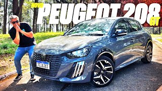 Novo Peugeot 208 GT - É O MELHOR DO BRASIL?  QUAL O PREÇO? ANDA BEM? BEBE MUITO? VEJA O QUE MUDOU!