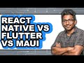 React Native vs Flutter vs Maui - Which Is Better?