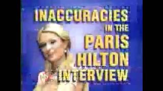Inaccuracies in the Paris Hilton Interview - Late Show with David Letterman