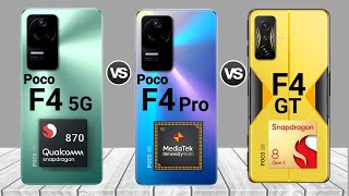 Poco F4 5g vs Poco F4 Pro vs Poco F4 GT || Price || comparison