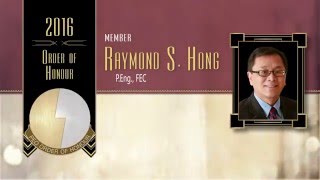 Raymond Hong (Member) - 2016 Order of Honour