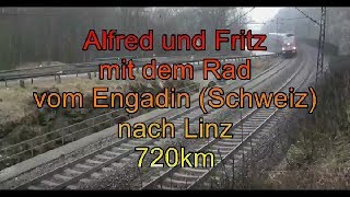 Mit dem Rad vom Engadin bis Linz den Inn und der Donau entlang