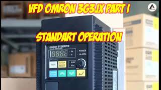 VFD OMRON 3G3JX STANDART OPERATION