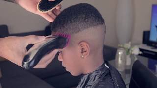2017 Haircut | Fade under 25 minutes for your kids!