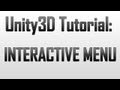 [Unity 4] Creating an interative 3D Menu (JavaScript)
