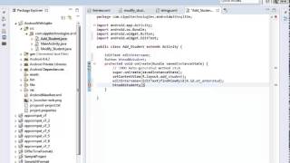 Sqlite Example With Android Part2
