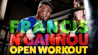 Francis Ngannou Open Workout