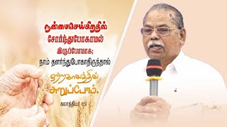 நன்மைசெய்கிறதில் சோர்ந்துபோகாமல் இருப்போமாக; Rev.R.Clarence Maruthiah