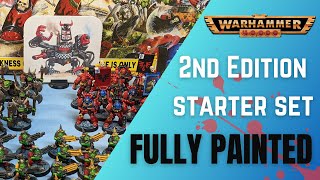 Warhammer 40,000: 2nd Edition Starter set BUILT AND FULLY PAINTED!