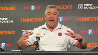 Auburn HC Bruce Pearl: TENNESSEE Postgame Press Conference - Tigers Lose Battle