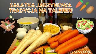 Klasyczna sałatka  #kuchniapolska #tradycyjna sałatka #jarzynowa #zdrowe #tradycyjna