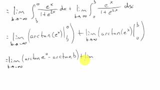 Improper Integrals Ex. 5