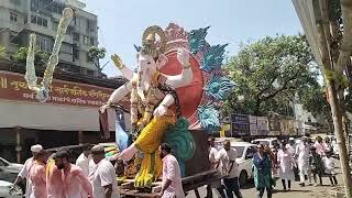 Tulsi Wadi ka Raja visarjan ke liye nikala tardeo Mumbai India