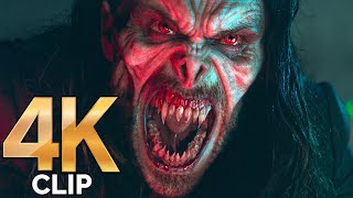 Morbius First Vampire Transformation Scene | MORBIUS (2022) Movie CLIP 4K