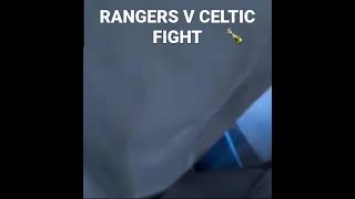 Rangers v Celtic Fans fight after the Game at Ibrox Park Celtic fan gets bottled 2nd January2023