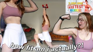 I tried GROWWITHJO's FAT LOSS FIT TEST! *embarrassing myself lol* + Halara try on haul