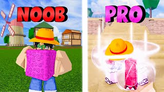 Blox fruits, Noob To Pro as Luffy but all NPCs are alive