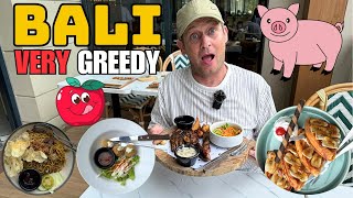 Bali Indonesia Greedy Food Eating Review Video Vlog