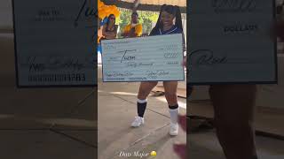 Therealkylesister (Ari Fletcher) surprises her friend Tuson with $20,000 for his birthday