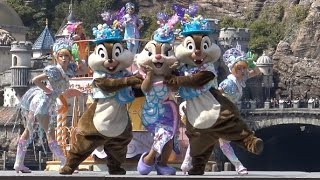 ºoº TDS チップとデール、クラリスのお尻フリフリ、アクアポップダンス♪  東京 ディズニーシー ファッショナブルイースター 2017