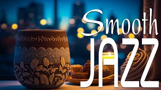 Smooth Jazz ☕ Night Jazz Music & Bossa Nova Spring Elegant to focus on studying, working and relax