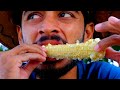 sweet corn 🌽 boiled and roasted boiled challi bhotta sweet corn recipe village cooking cooking